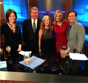 Fox TV Good Day, Sept. 23rd. Pictured: Weather lady, Tim Ryan, Nancy Addison, Lauren Przybyl, and Chip Waggoner