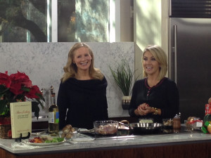 Nancy Addison Talks  About Holiday Cooking With  Amy Kushnir on The Broadcast KTXD - TV