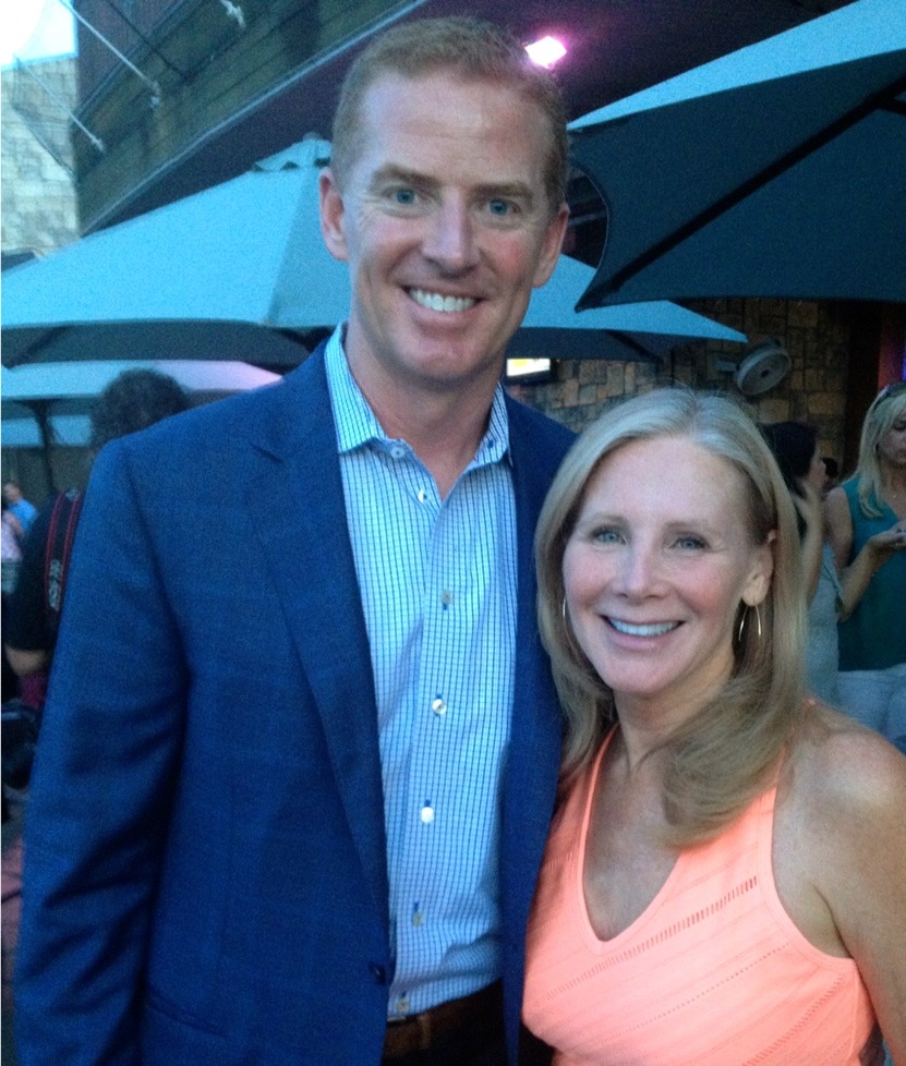 Dallas Cowboy's Coach- Jason Garrett with Author- Nancy Addison, At Taste of NFL,  event to raise money for the North Dallas Food Bank
